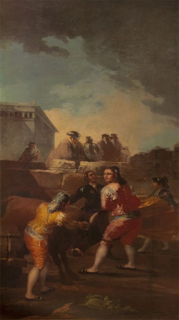 la novillada, goya